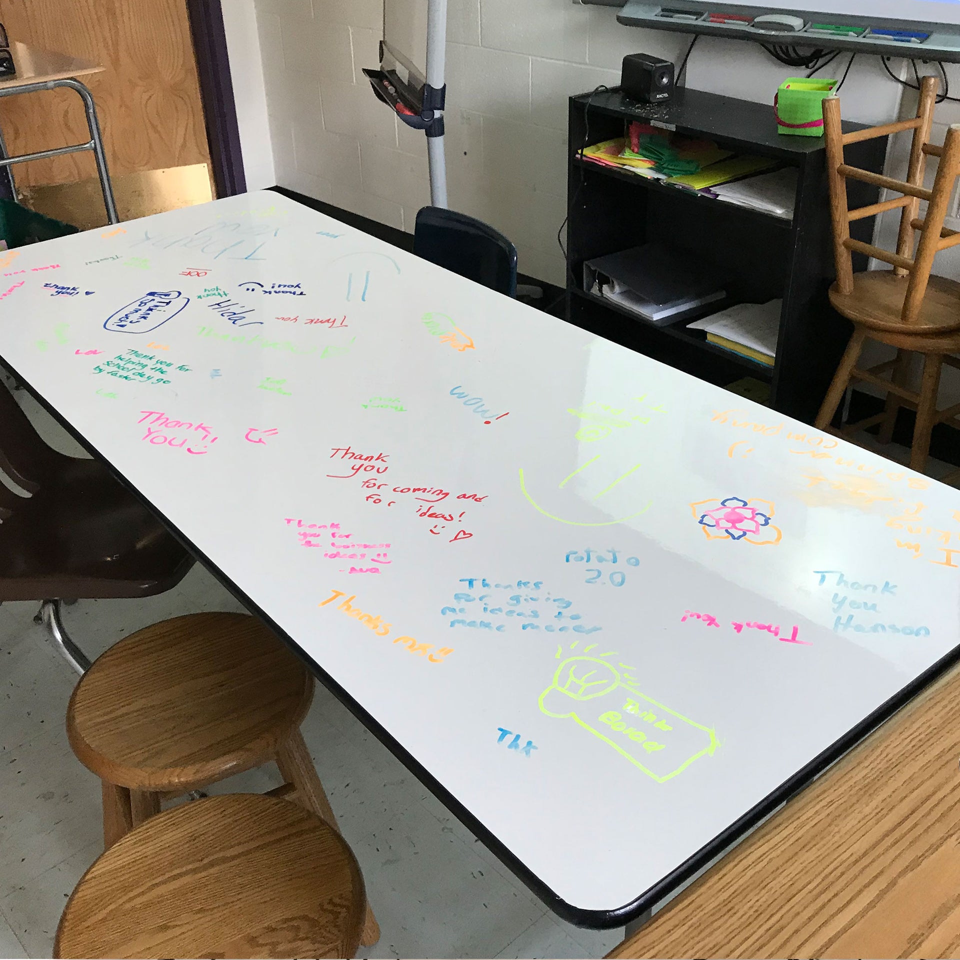 whiteboard table in a classroom ballston spa