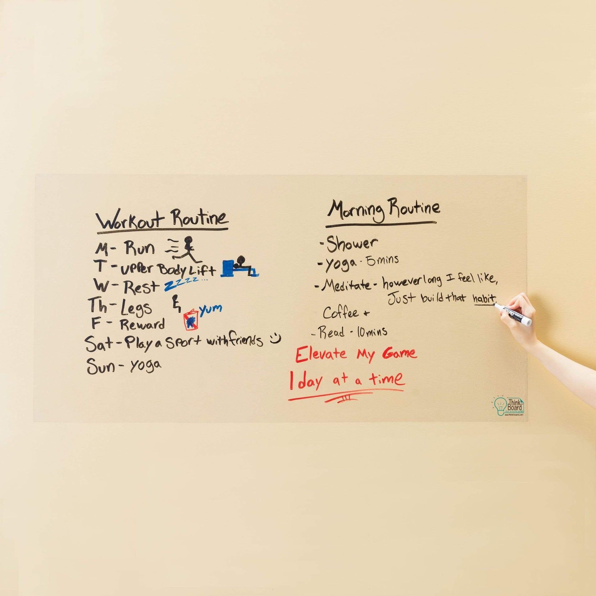 Think Board Student Dry Erase Board (Bundle) Think Board