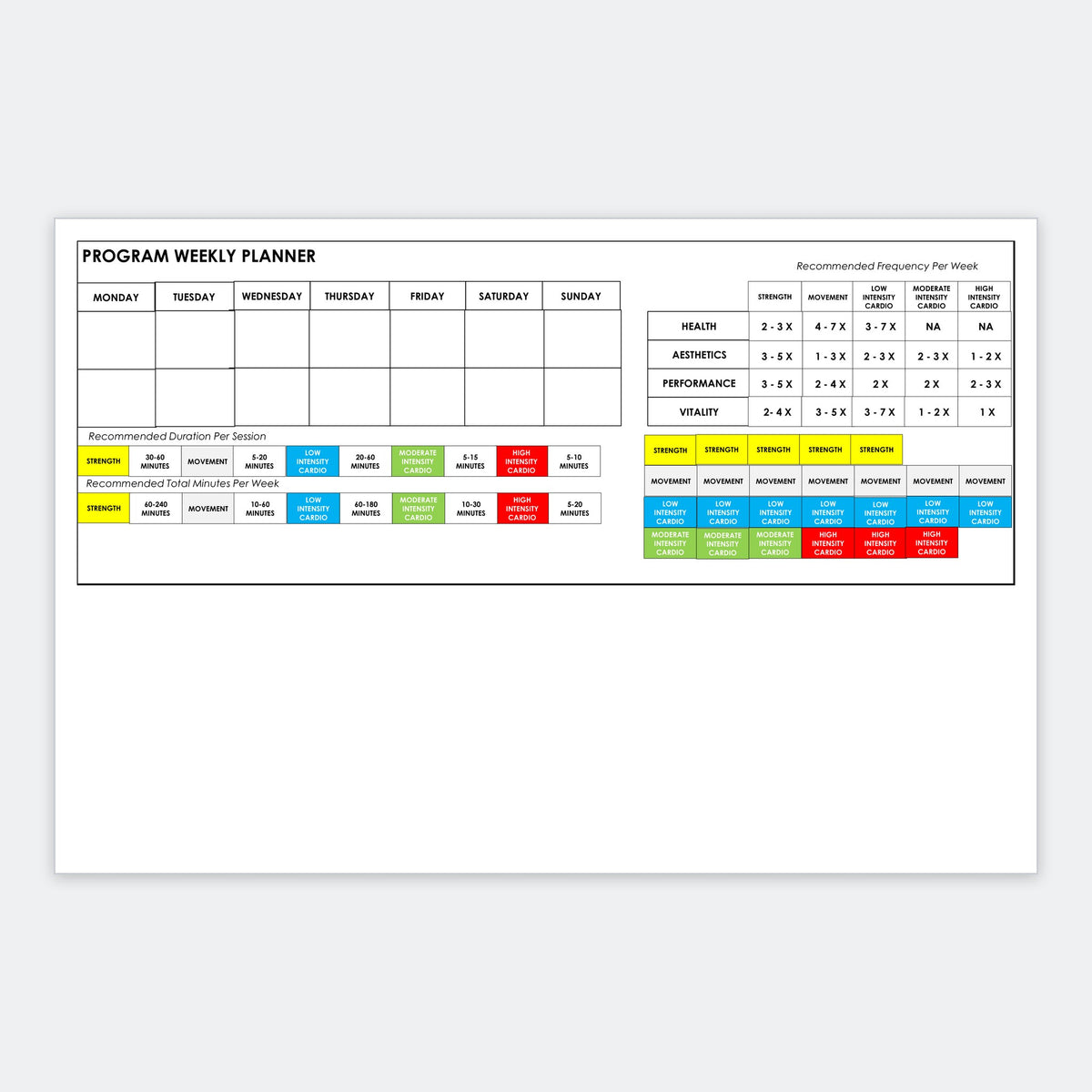 Custom planning board, dry erase version