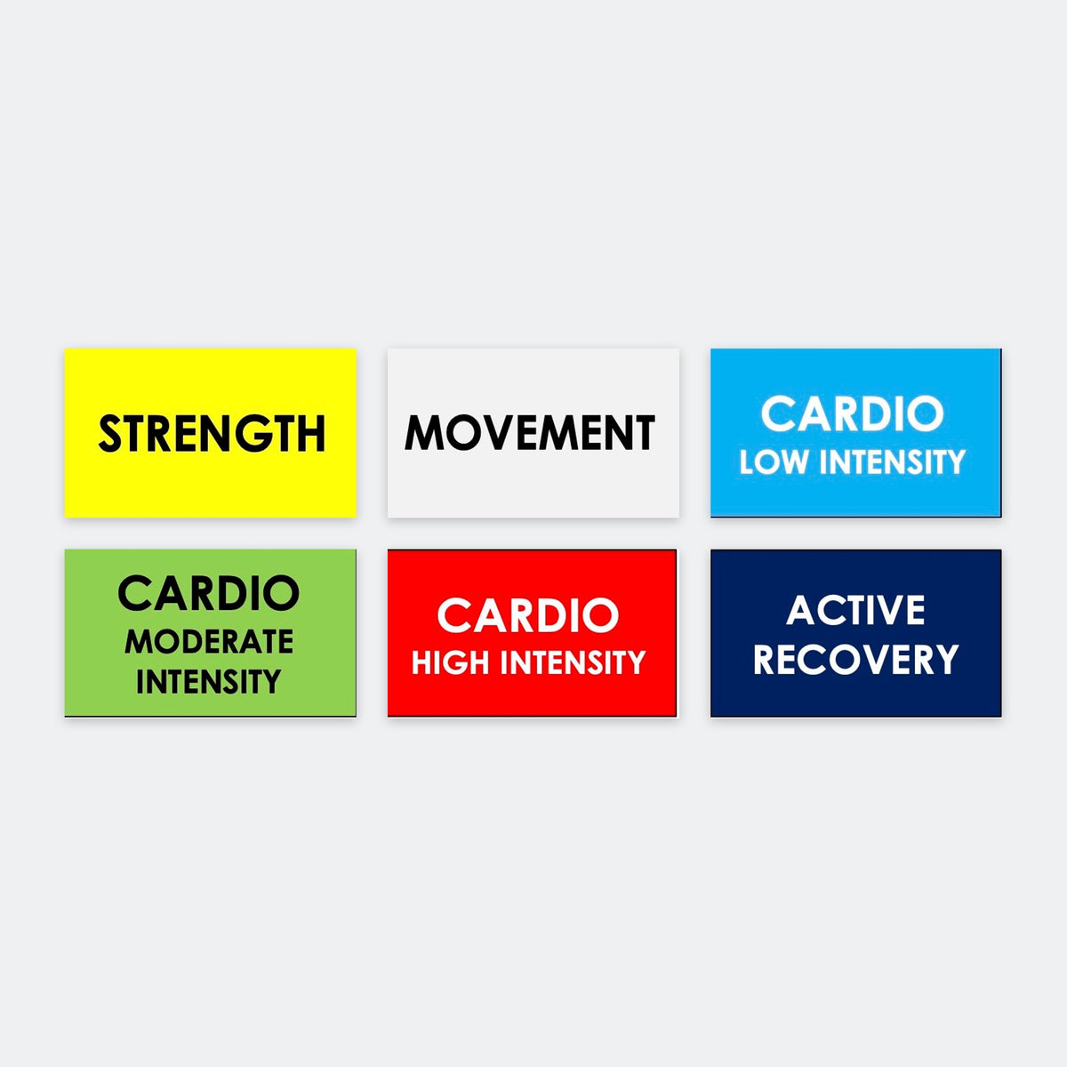 The six planning magnet designs