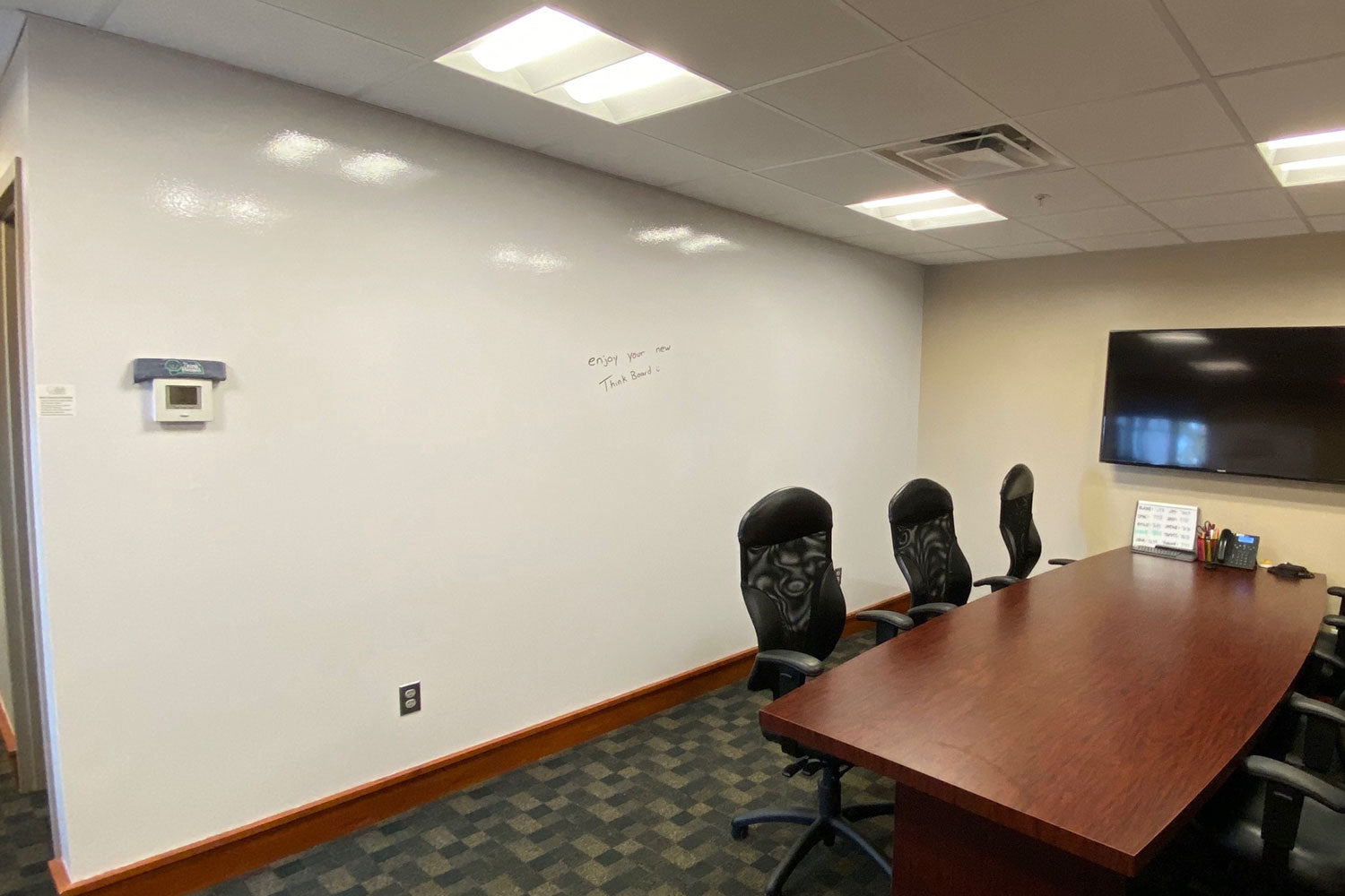 Office - cover your entire wall by stacking 2 XL Think Boards