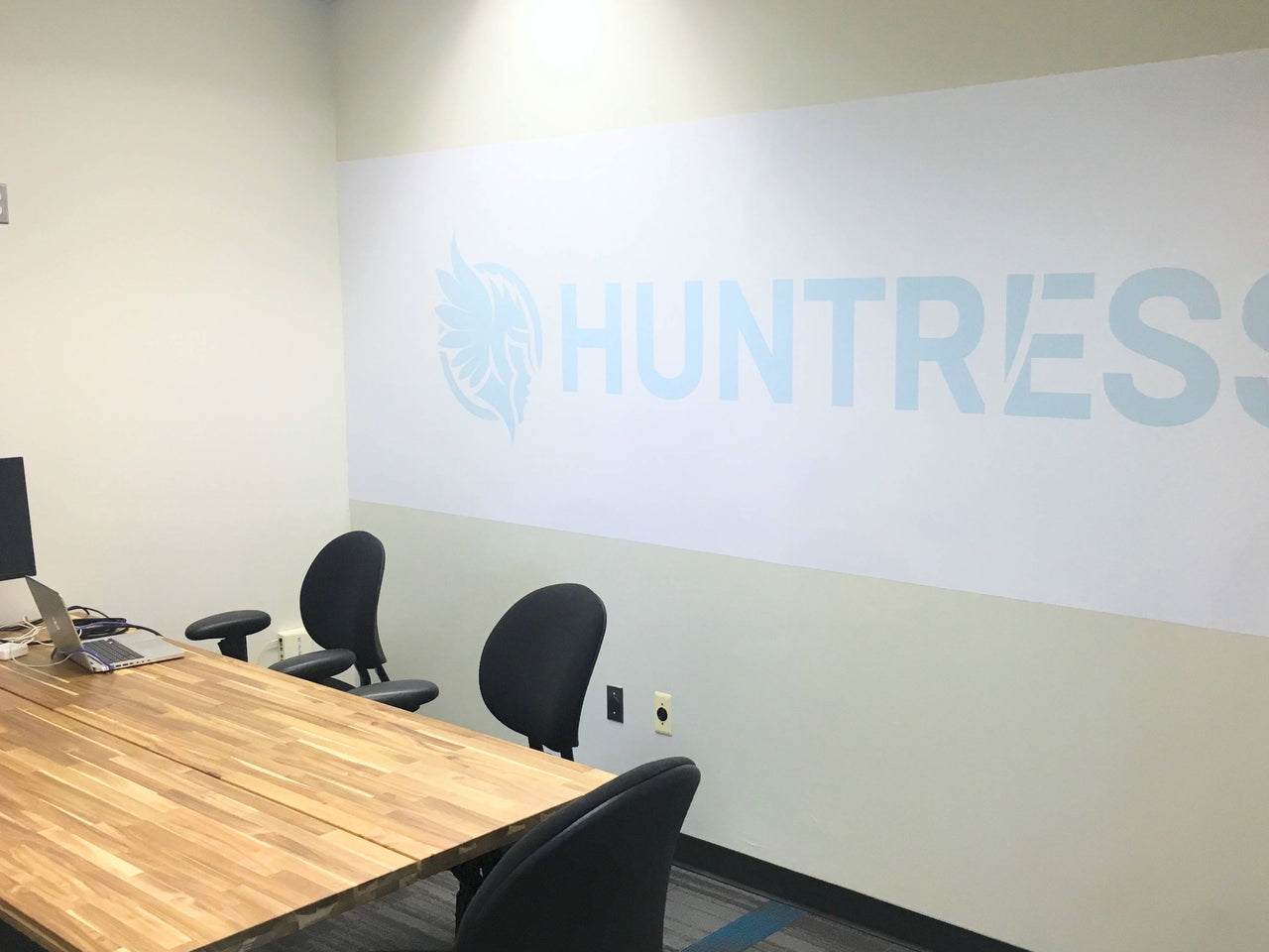 Custom branded Think Board with company logo