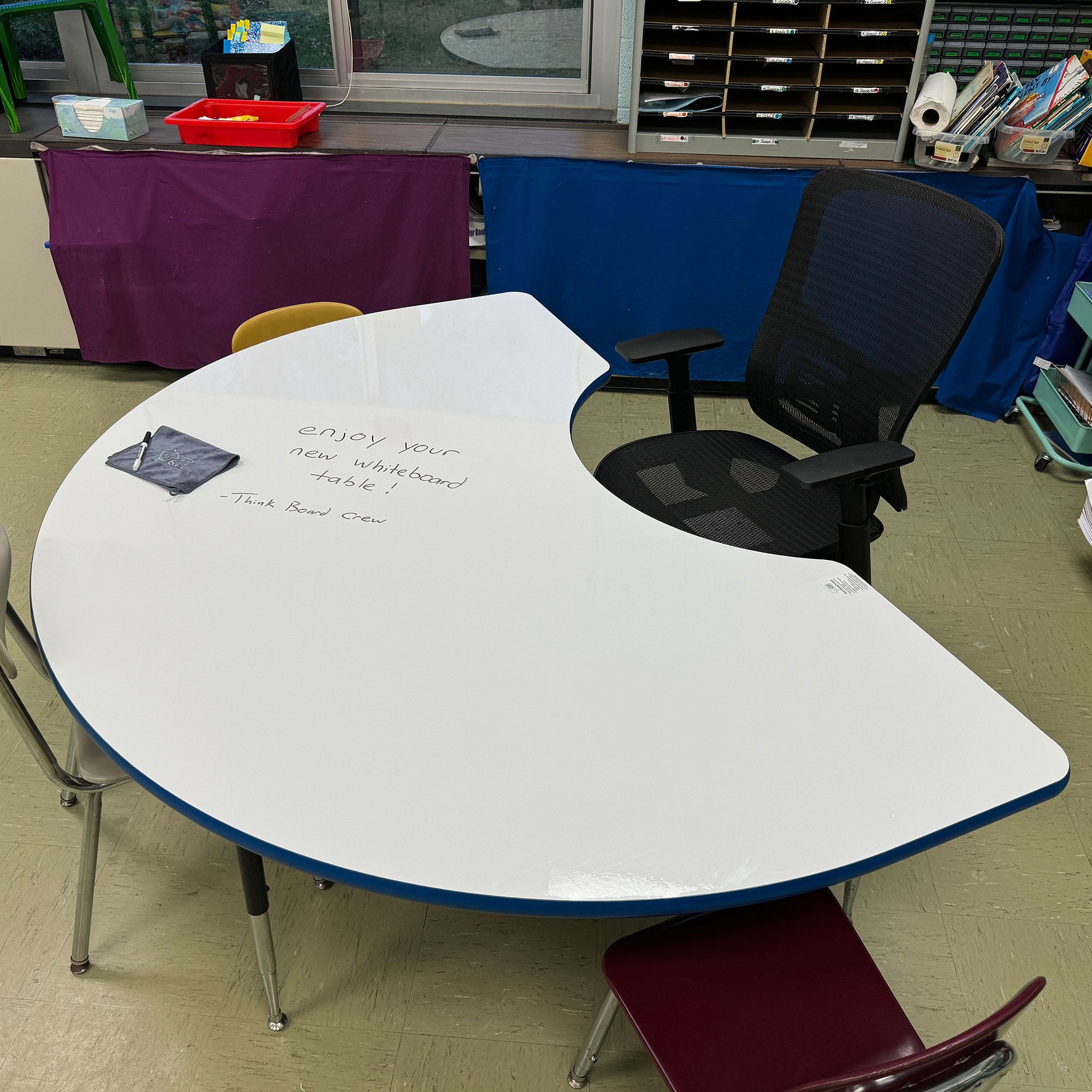 Whiteboard Table Resurfacing - Whiteboard Tables for Classrooms