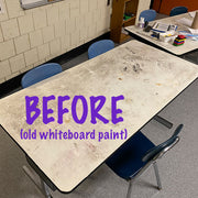 covering old whiteboard paint with Think Board whiteboard film