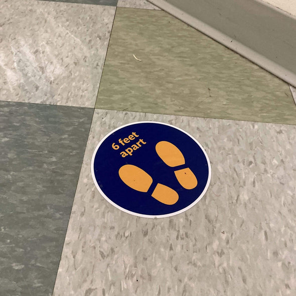 Think Board COVID Floor Graphics
