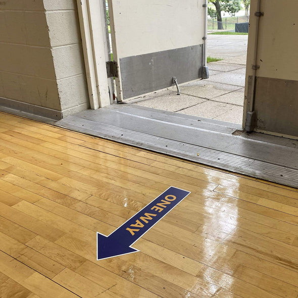 Think Board COVID Floor Graphics