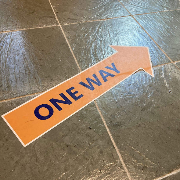 Think Board COVID Floor Graphics