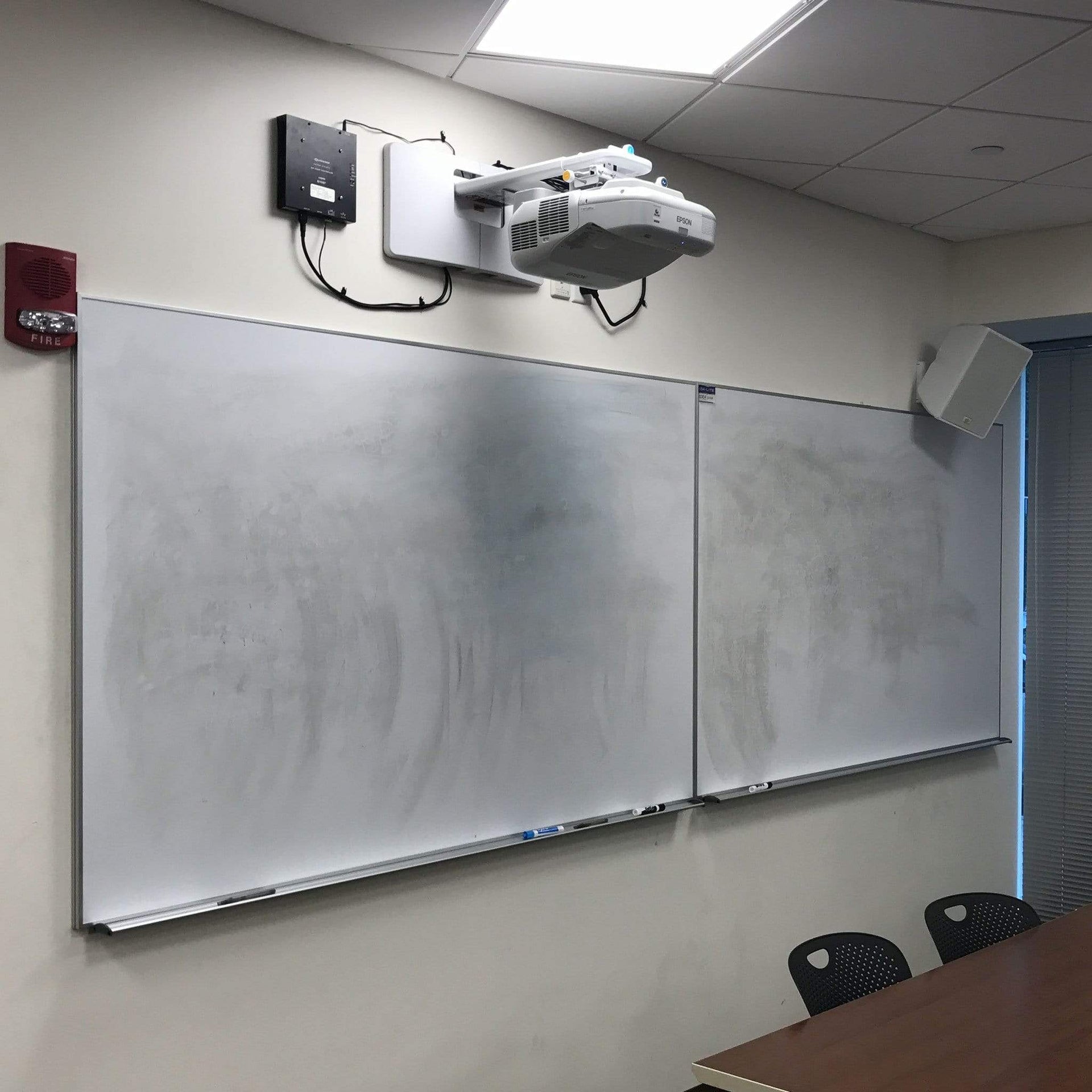 Short Throw Projector Whiteboard Resurfacing