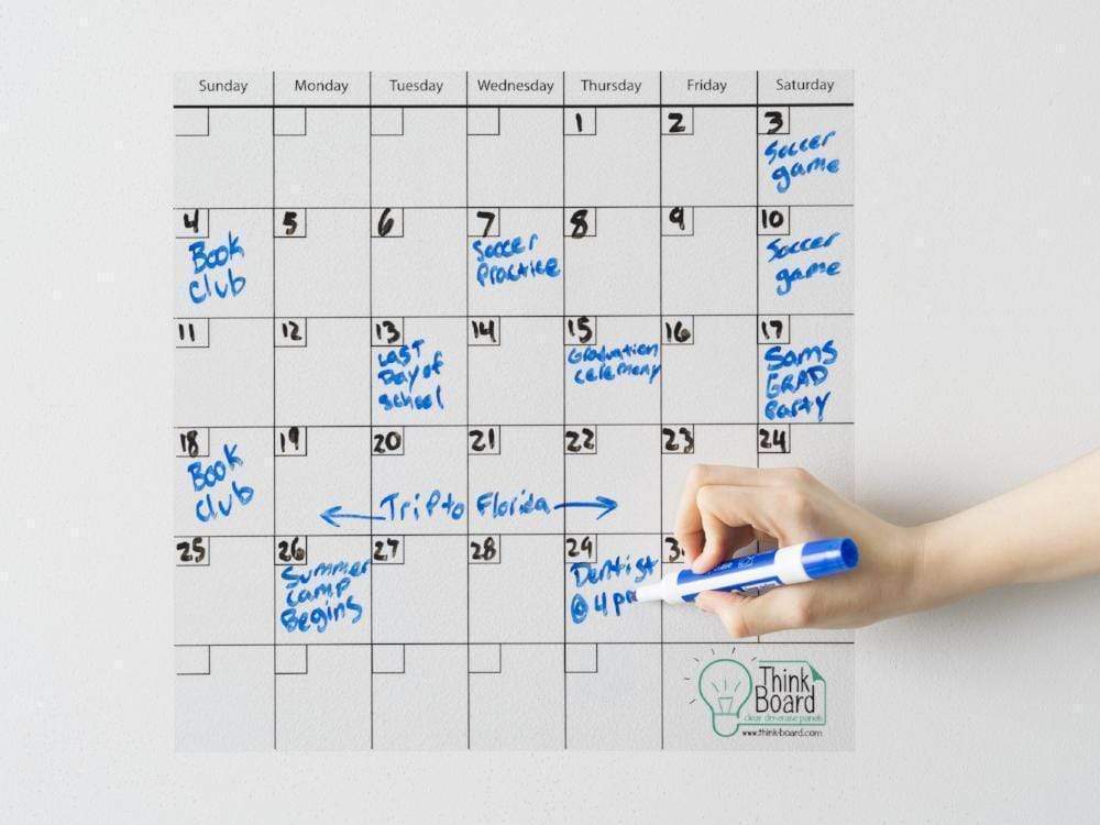 Think Board Think Board Calendar - White Premium Other