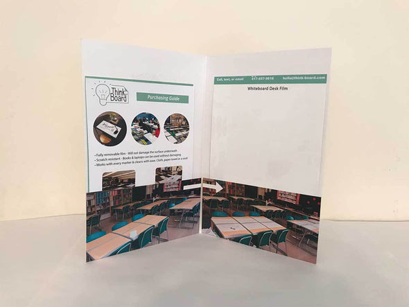 Think Board Think Board School Desk Sample Folder Folders